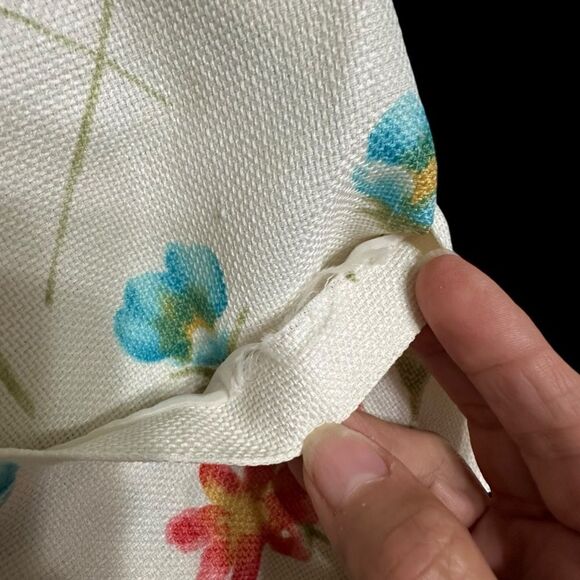 Vintage Alfred Dunner Short Sleeve Cream Floral Jacket - Picture 9 of 9